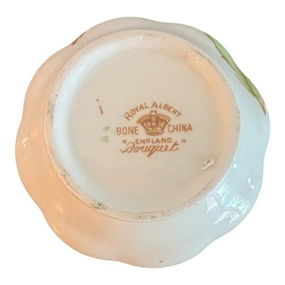 Royal Albert Bone China Sugar Bowls Bouquet Pattern Made In England Floral - Picture 5 of 6